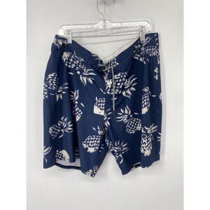 SALTY CREW MENS 38 PINE FISH BOARDSHORTS ZIP POCKET STRETCH LIGHT SWIM SHORT